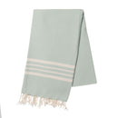 Mint Turkish Bath Cloth (Hamam Peştemal Sultan - Mint)