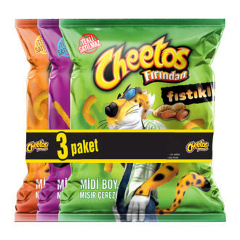 Cheetos Variety Pack of 3 (3 Al Multipack) 60g