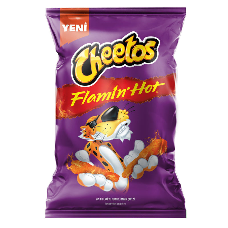 Cheetos Flamin Hot (Acı Biber & Peynirli Mısır Cipsi) 102g