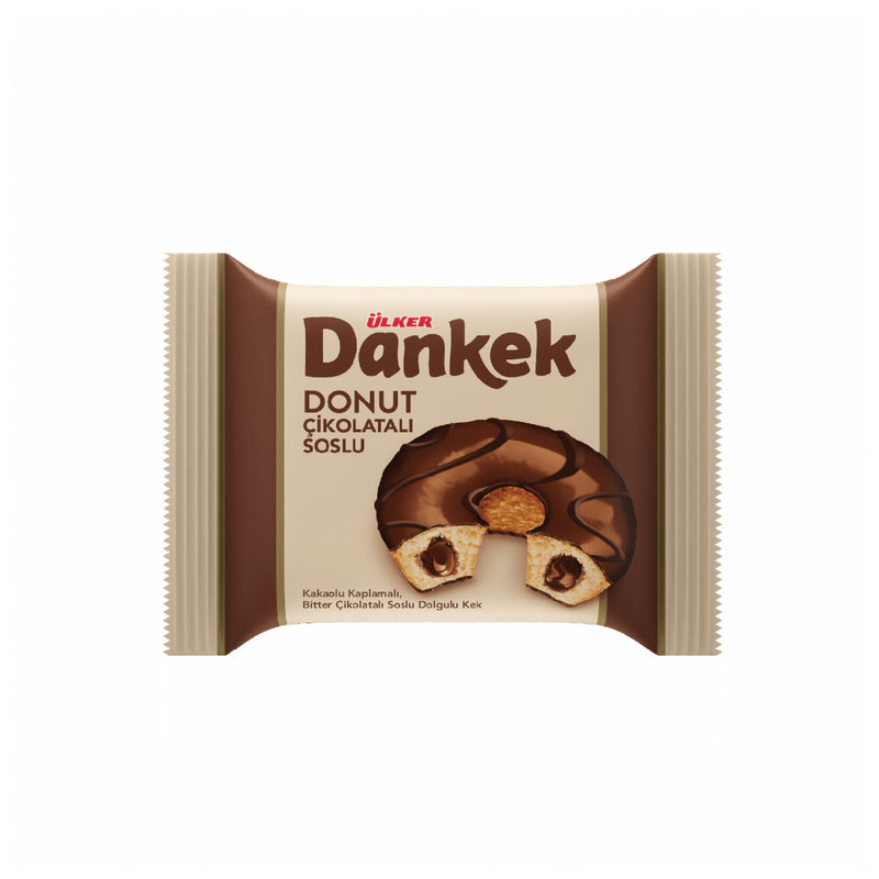 Ülker Dankek Donut Chocolate Sauce Cake (Çikolata Soslu Kek) 45g