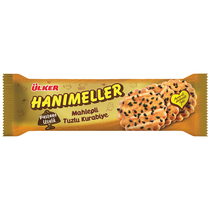 Ülker Hanımeller Mahlep Salted Cookies (Mahlepli Tuzlu Kurabiye) 81g