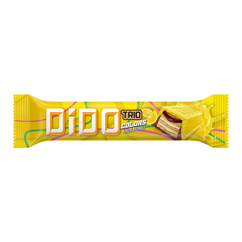 Dido Lemon Chocolate Wafer (Ülker Dido Trio Colors Limonlu) 36g