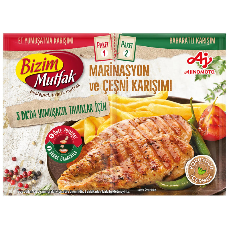 Bizim Mutfak Chicken Seasoning Mix (Tavuk Çeşni Karışımı) 37g