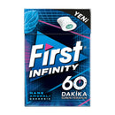First 60 Dk Infinity Sugar-Free Mint Flavored Coated Chewing Gum (Nane Aromalı Şekersiz Dolgulu Draje Sakız) 19g