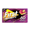 First 60 Dk Infinity Raspberry&Lemon Flavored Sugar-Free Chewing Gum (Ahududu&Limon Aromalı Şekersiz Sakız) 27g