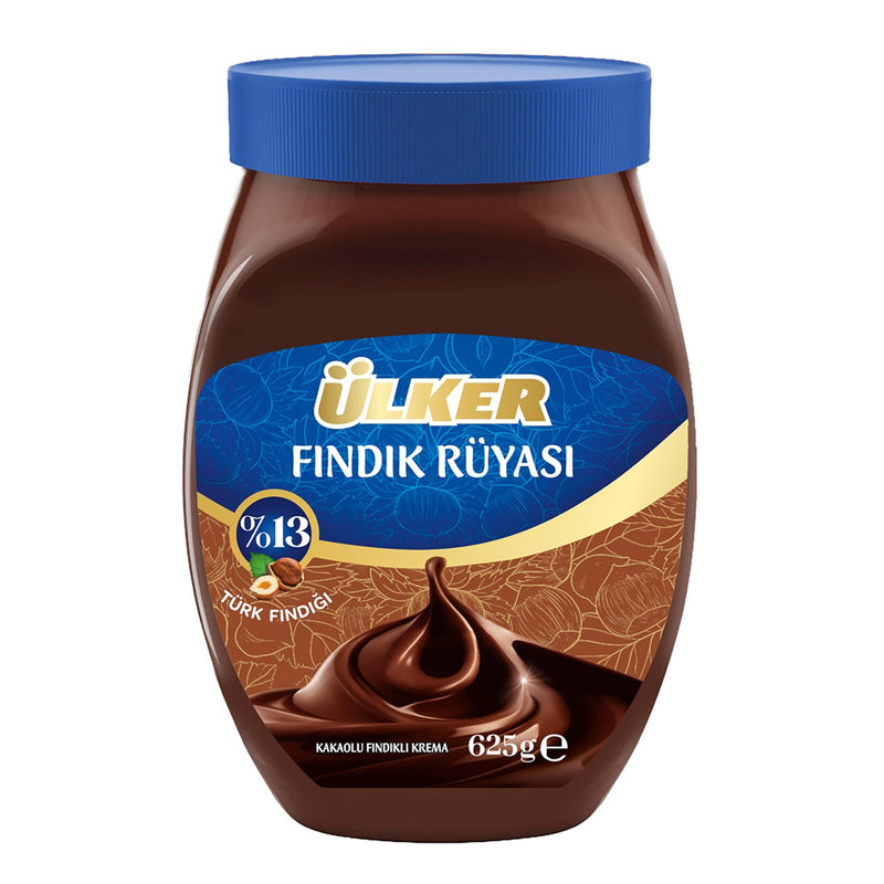 Ülker Hazelnut Dream Cocoa Hazelnut Cream (Fındık Rüyası Kakaolu Fındık Kreması) 625g