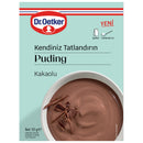 Dr. Oetker Make Your Own Chocolate Pudding (Kendiniz Tatlandırın Kakaolu Puding) 55g