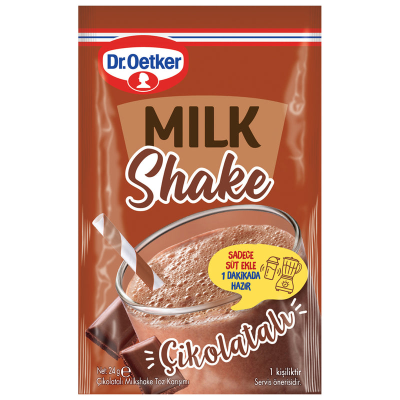 Dr.Oetker Milkshake Chocolate (Çikolatalı) 24g
