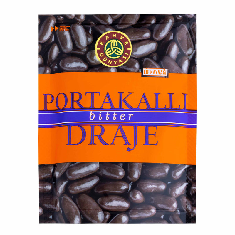 Kahve Dünyası Dark Chocolate Orange Dragee (Bitter Çikolatalı Portakal Draje) 60g
