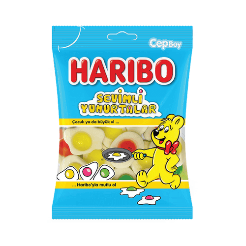 Haribo Cute Egg Soft Candy (Sevimli Yumurta Yumuşak Şeker) 35g