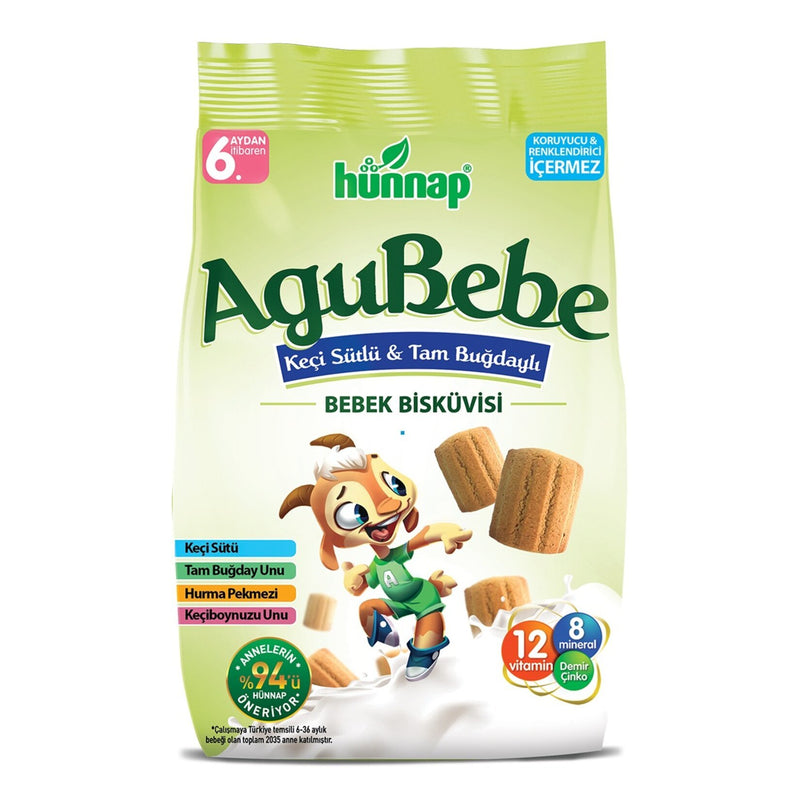Hünnap Goat Milk Baby Biscuits (Keçi Sütlü Bebe Bisküvisi) 200g