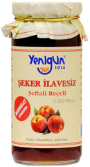 Yenigün Sugar-Free Peach Jam (Şeker İlavesiz Şeftali Reçeli) 290g