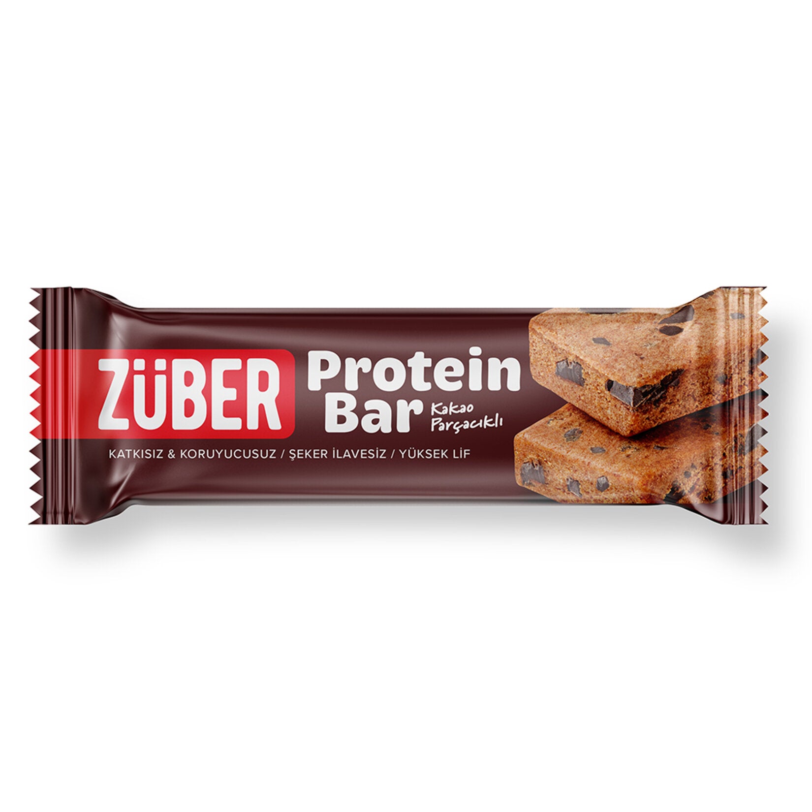 Züber Protein Bar with Cocoa Pieces (Kakao Parçacıklı) 35g