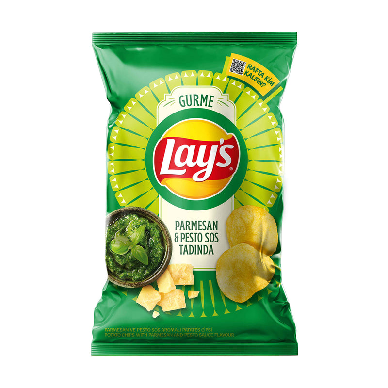 Lay's Parmesan & Pesto Sauce Potato Chips (Parmesan & Pesto Sos Patates Cipsi) 125g