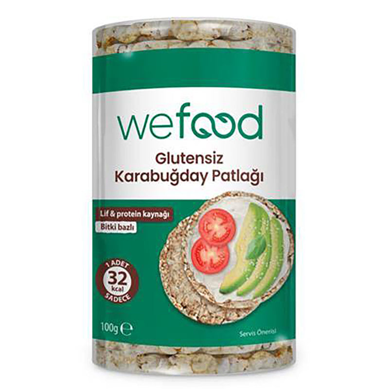 Wefood Gluten-Free Buckwheat Puffs (Glutensiz Karabuğday Patlağı) 100g