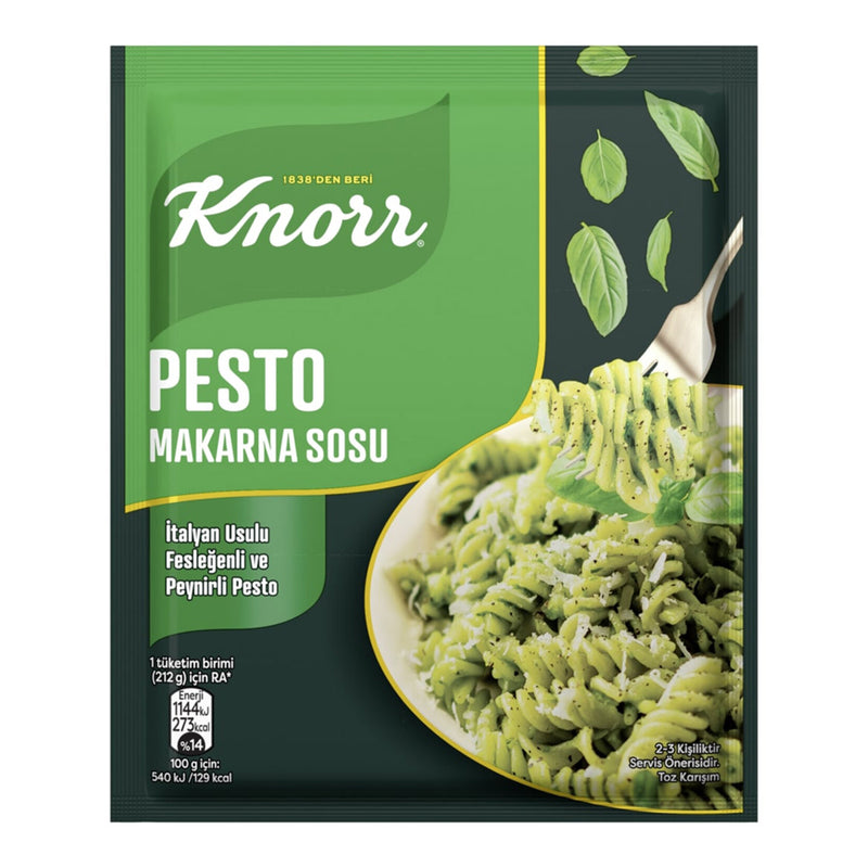 Knorr Pesto Pasta Sauce (Makarna Sosu) 50g