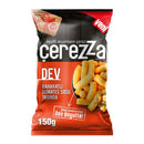 Çerezza Dev Spicy Tomato Sauce Flavored Corn Snack Party Size (Baharatlı Domates Sosu Aromalı Mısır Çerezi) 150g