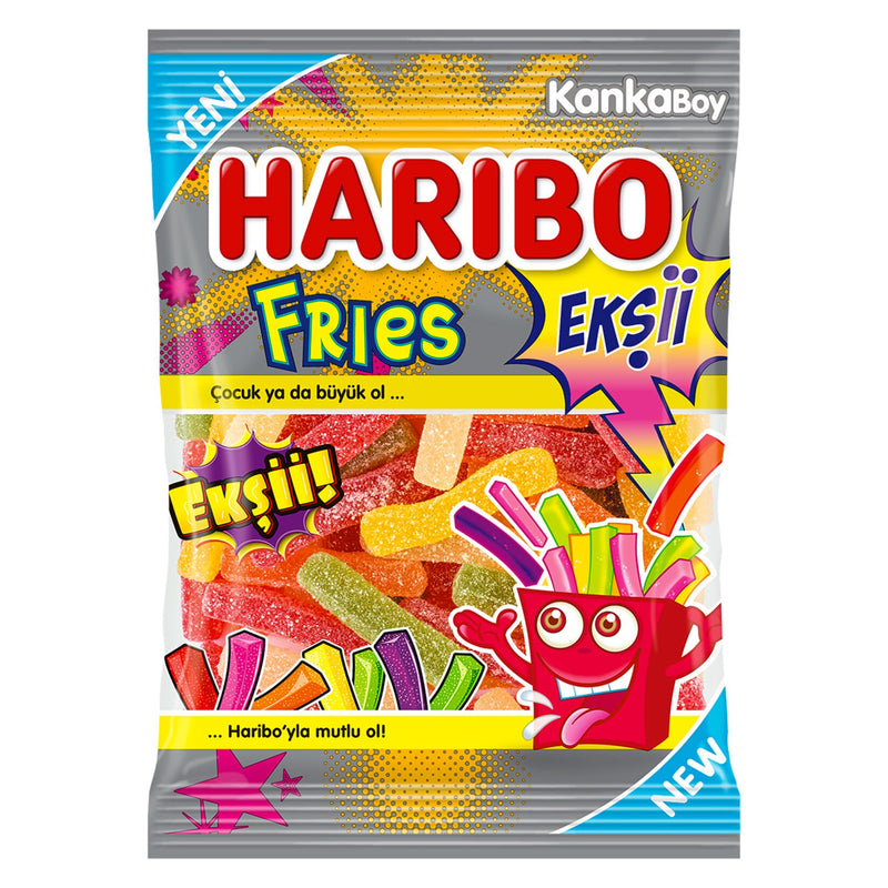 Haribo Sour Gummies Fries (Ekşii Fries)  70g