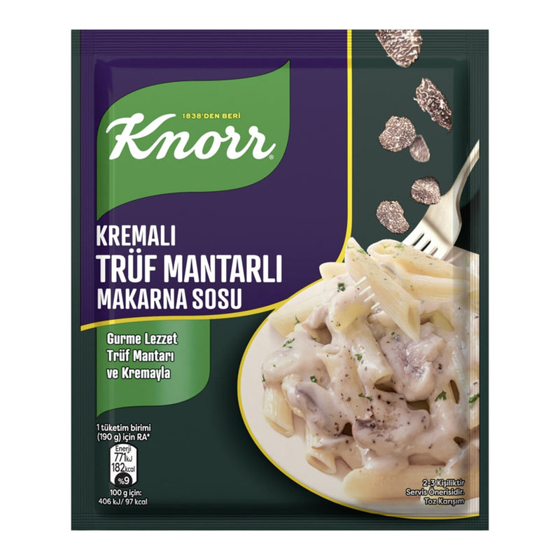 Knorr Creamy Truffle Pasta Sauce (Kremalı Trüf Mantarlı Makarna Sosu) 52g