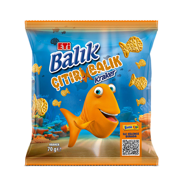 Eti Crispy Fish Crackers (Çıtır Balık Kraker) 70g