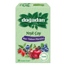 Doğadan Green Tea with Pomegranate and Blueberry, 20-pack (Yeşil Çay Nar Yaban Mersini) 36g