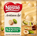 Nestle Artizan İşi White Chocolate with Pistachios and Hazelnuts (Antep Fıstıklı ve Fındıklı Beyaz Çikolata) 60g
