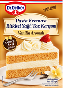 Dr. Oetker Powdered Cake Cream Mix with Vegetable Fat Vanilla Flavored (Vanilin Aromalı Pasta Kreması Bitkisel Yağlı Toz Karışımı) 130g