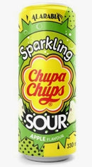Chupa Chups Sour Green Apple-Flavored Carbonated Drink (Ekşi Yeşil Elma Aromalı Gazlı İçecek) 330ml