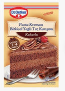 Dr. Oetker Powdered Cocoa-Flavored Cake Cream Mix with Vegetable Fat (Pasta Kreması Bitkisel Yağlı Toz Karışımı Kakaolu) 149g