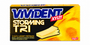 Vivident Storming Tri Mango-Flavored Chewing Gum (Mango Aromalı Sakız) 33g