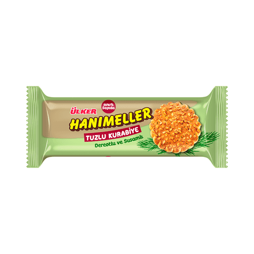 Ülker Hanımeller Dill Salted Cookies (Dereotlu Tuzlu Kurabiye) 81g