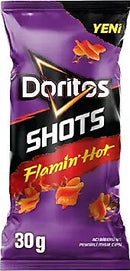 Doritos Shots Flamin' Hot (Acı Biberli ve Peynirli Mısır Cipsi)  100 x 25g