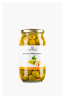 Novavera Green Olives Stuffed with Orange Peel (Yeşil Zeytin Portakal Kabuğu Dolgulu) 650g