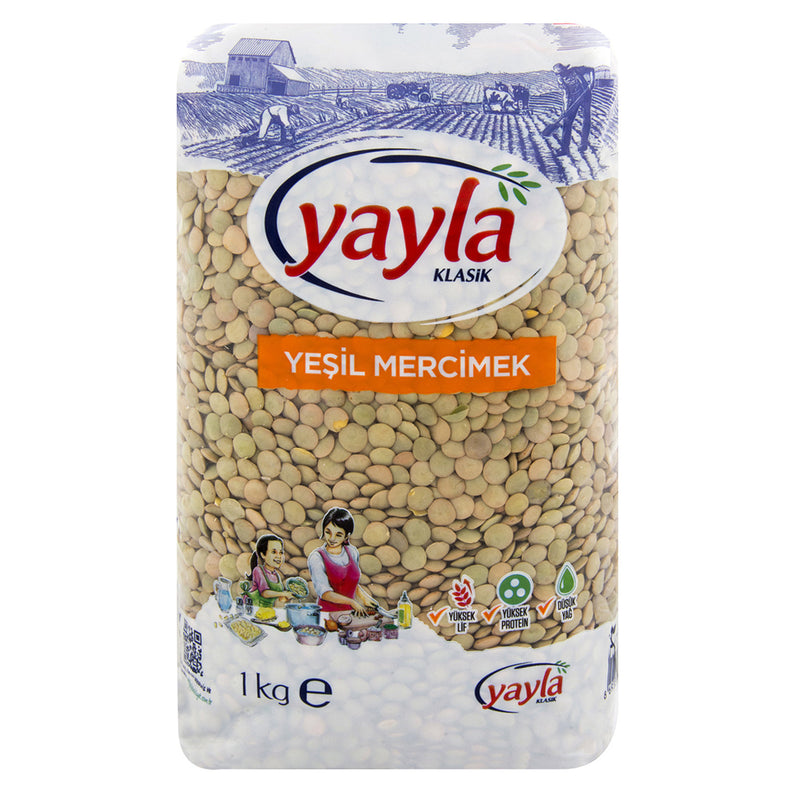 Yayla Green Lentils (Yeşil Mercimek) 1kg