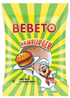 Bebeto Soft Hamburger Candy (Yumuşak Şeker Hamburger) 25g