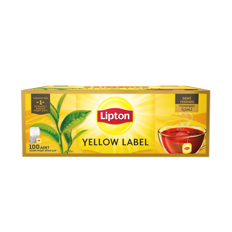 Lipton Black Tea (Bardak Poşet Çay Yellow Label) 100ad/pcs
