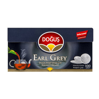 Doğuş Black Earl Grey Teabags for Teapot (Demlik Poşet Çay) 100ad/pcs