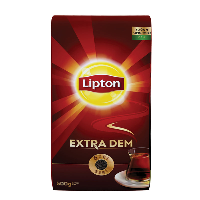 Lipton Extra Brew Loose-Leaf Black Tea (Extra Dem Siyah Çay) 500g