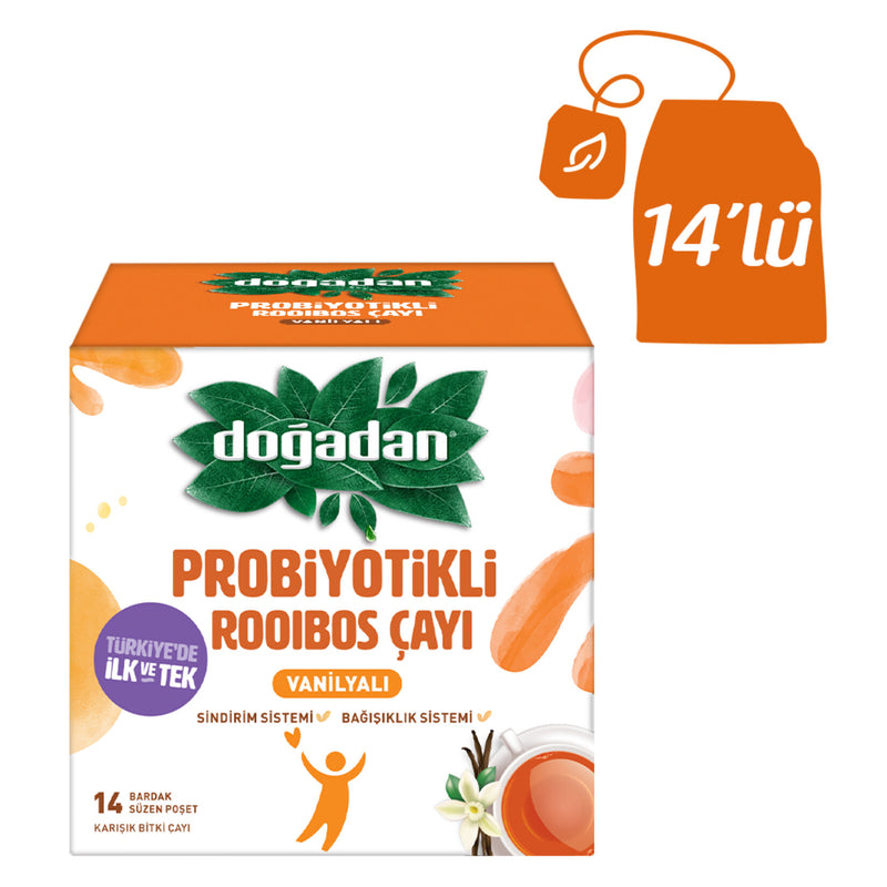 Doğadan Probiotic Rooibos Tea (Probiyotikli Rooibos Çay 14'lü) 26,6g