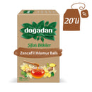 Doğadan Ginger Linden Honey Herbal Tea (Zencefil Ihlamur Ballı Bitki Çayı) 20ad/pcs