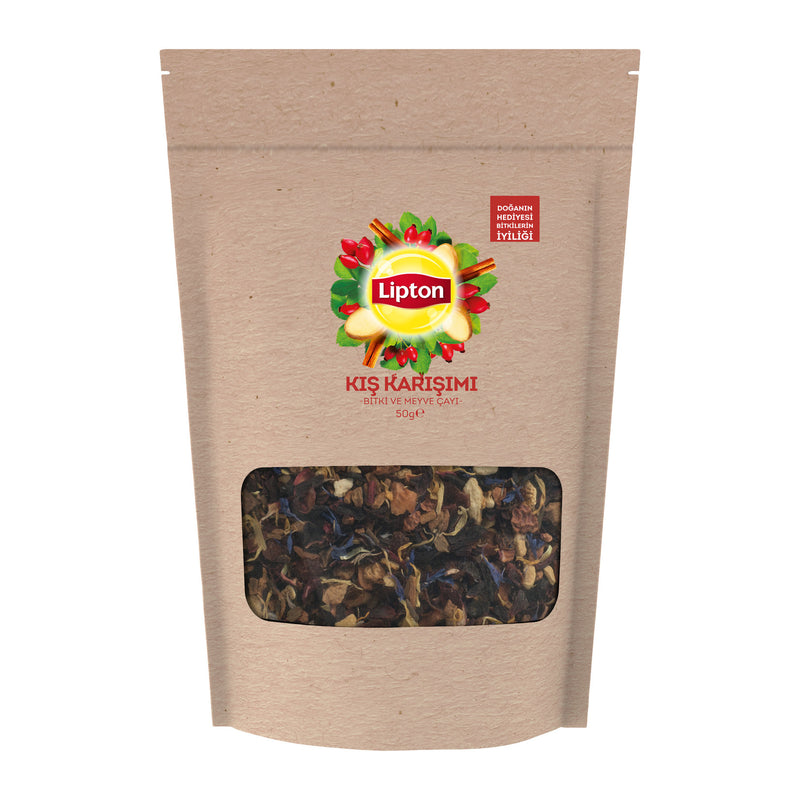 Lipton Winter Mix Herbal & Fruit Tea (Kış Karışımı Bitki Meyve Çayı) 80g