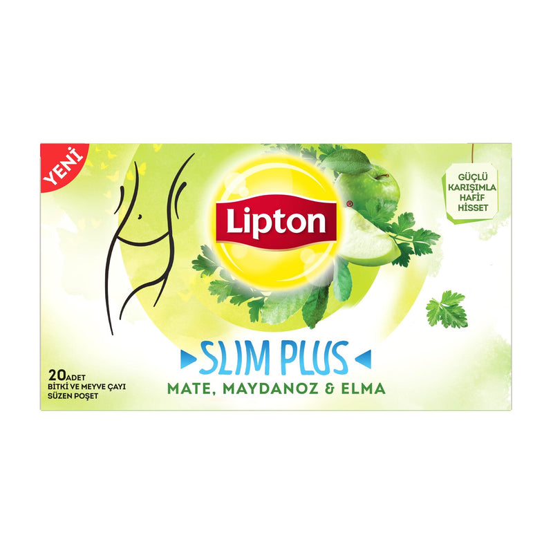 Lipton Slim Plus Mate, Parsley, and Apple Tea (Maydanoz Elma 20'li) 34g