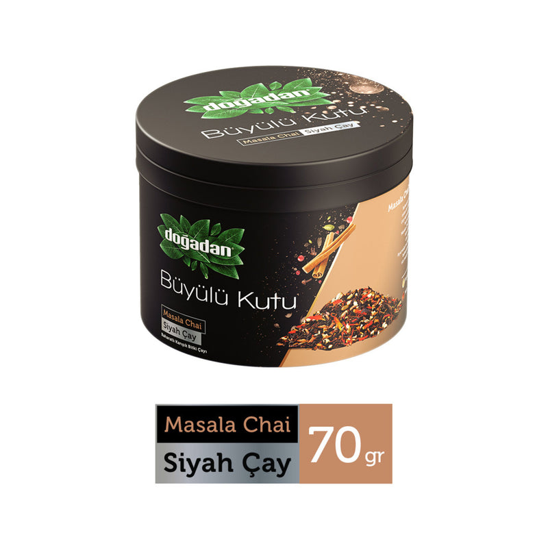 Doğadan Magical Box Masala Chai Black Tea (Büyülü Kutu Masala Chai) 70g