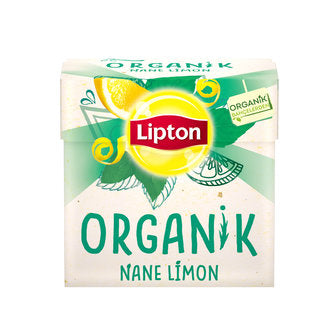 Lipton Organic Mint-Lemon Herbal Tea (Organik Nane-Limon Bitki Çayı 20'li) 40g