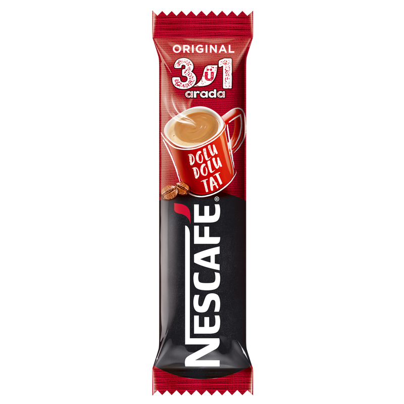 Nescafe Original 3-in-1 Coffee Packet (3'ü 1 Arada Original) 17.5g