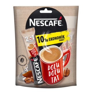 Nescafe 2-in-1 Package (2 si 1 Arada - Paket) 10ad/pcs