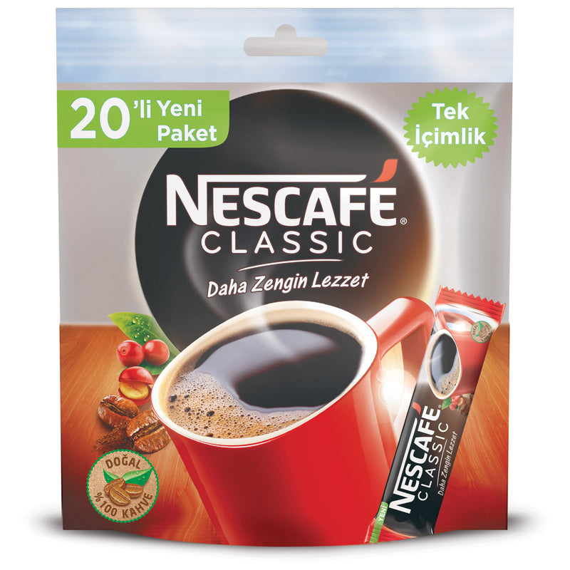 Nescafé Classic 20pcs (20'li Paket) 40g
