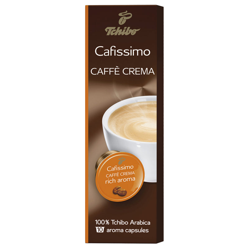 Tchibo Cafissimo Caffè Crema Rich Aroma Set of 10 Coffee Capsules (10'lu Kapsül Kahve) 76g