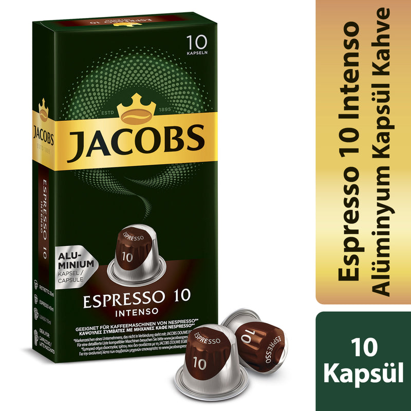 Jacobs Espresso 10 Intenso Capsules 52g