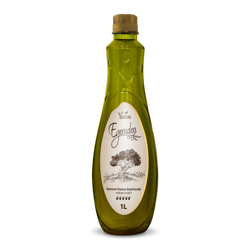 Yudum Egemden Natural Extra Virgin Olive Oil (Sızma Zeytinyağı Yoğun Lezzet) 1000ml